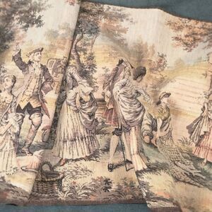 Vintage Style Pastoral Scene Tapestry